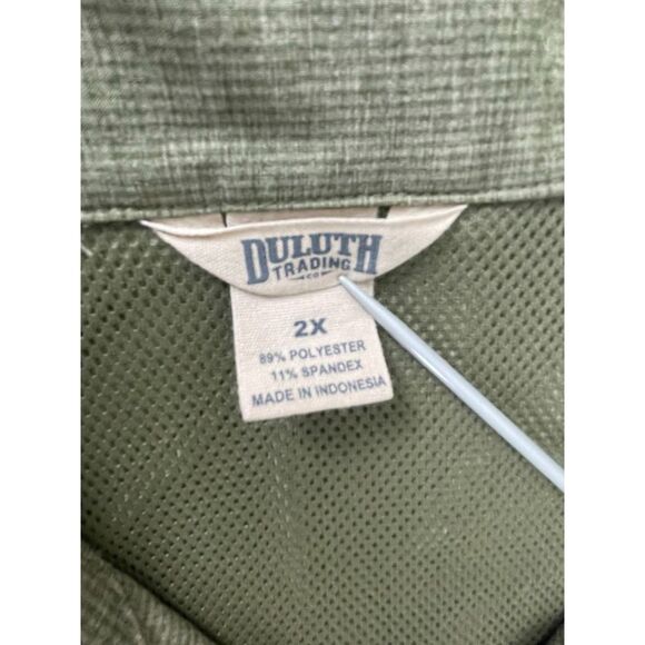 Duluth Trading Women's Plus Size 2X Green Sol Survivor Sun Protection Tunic Top - Picture 8 of 13